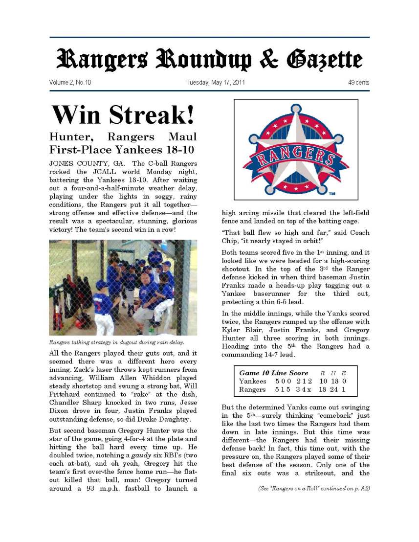Game 10 page 1